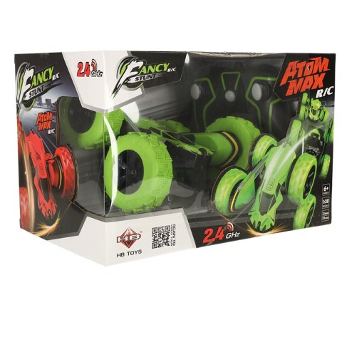 Samochód zdalnie sterowany na pilota RC Stunt Car Akrobata zielony Samochód zdalnie sterowany na pilota RC Stunt Car Akrobata zielony