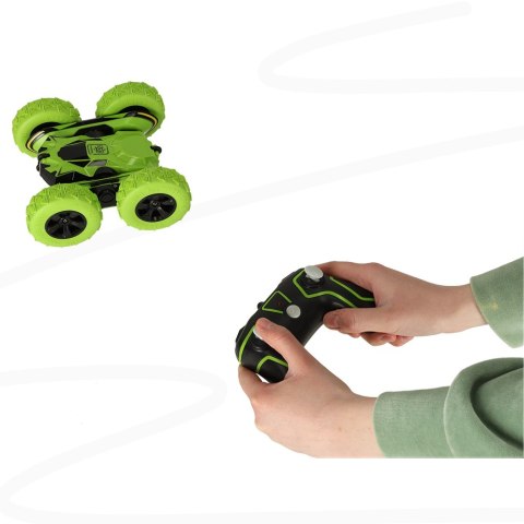 Samochód zdalnie sterowany na pilota RC Stunt Car Akrobata zielony Samochód zdalnie sterowany na pilota RC Stunt Car Akrobata zielony