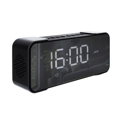 Adler AD 1190 Radiobudzik bezprzewodowy radio budzik przenośny Bluetooth USB AUX karta SD 2600mAh Adler AD 1190 Radiobudzik bezprzewodowy radio budzik przenośny Bluetooth USB AUX karta SD 2600mAh