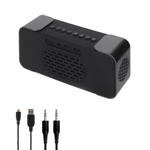 Adler AD 1190 Radiobudzik bezprzewodowy radio budzik przenośny Bluetooth USB AUX karta SD 2600mAh Adler AD 1190 Radiobudzik bezprzewodowy radio budzik przenośny Bluetooth USB AUX karta SD 2600mAh