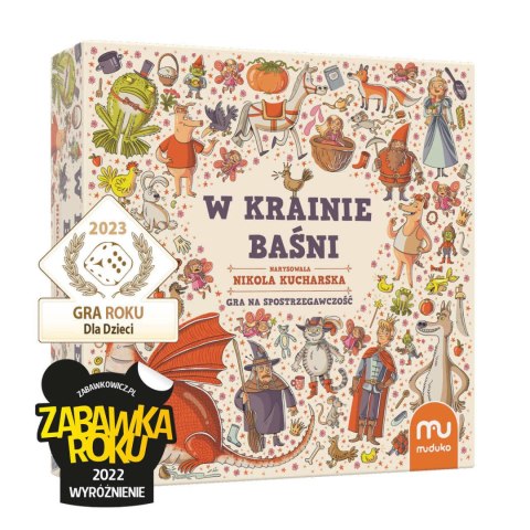 MUDUKO Gra planszowa W Krainie Baśni. Rodzinna gra na spostrzegawczość 5+ MUDUKO Gra planszowa W Krainie Baśni. Rodzinna gra na spostrzegawczość 5+