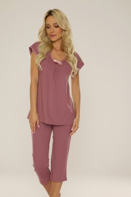 DE LAFENSE Piżama VISA kr.r 3/4 sp.sz. 884 - JAGODA, 2XL