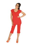 DE LAFENSE Piżama VISA kr.r 3/4 sp.sz. 884 - JAGODA, 2XL
