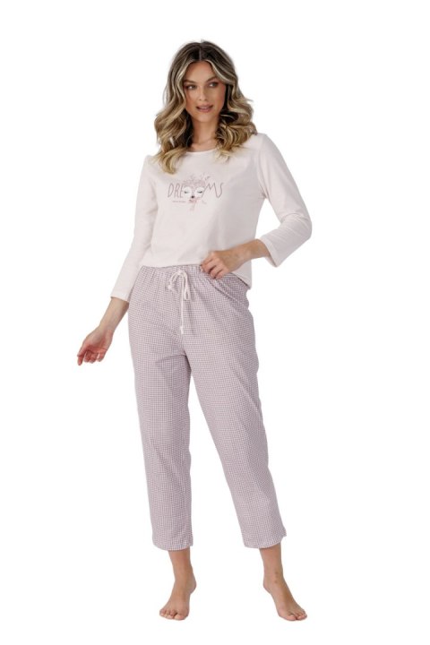 LEVEZA PIŻAMA DAMSKA DANNA 1505 - PIASKOWY, 2XL LEVEZA PIŻAMA DAMSKA DANNA 1505 - PIASKOWY, 2XL