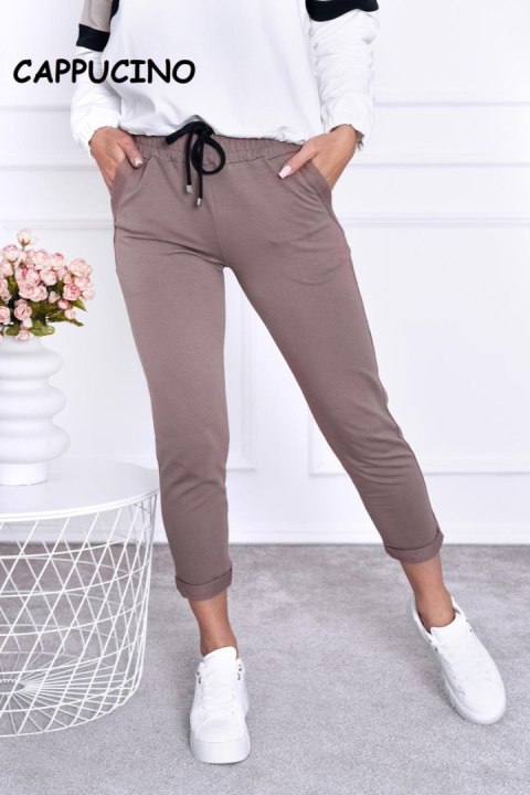 OFF PINK SPODNIE LENA - CZEWONY, XL OFF PINK SPODNIE LENA - CZEWONY, XL