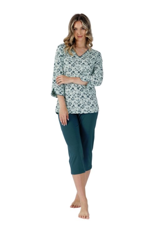 LEVEZA PIŻAMA DAMSKA ALBENA 1481 - ZIELONY, 2XL LEVEZA PIŻAMA DAMSKA ALBENA 1481 - ZIELONY, 2XL