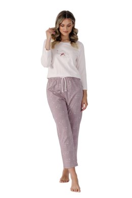 LEVEZA PIŻAMA DAMSKA BERENIK 1501 - PIASKOWY, 2XL