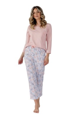 LEVEZA PIŻAMA DAMSKA FIDELIA 1510 - PUDROWY RÓŻ, 2XL