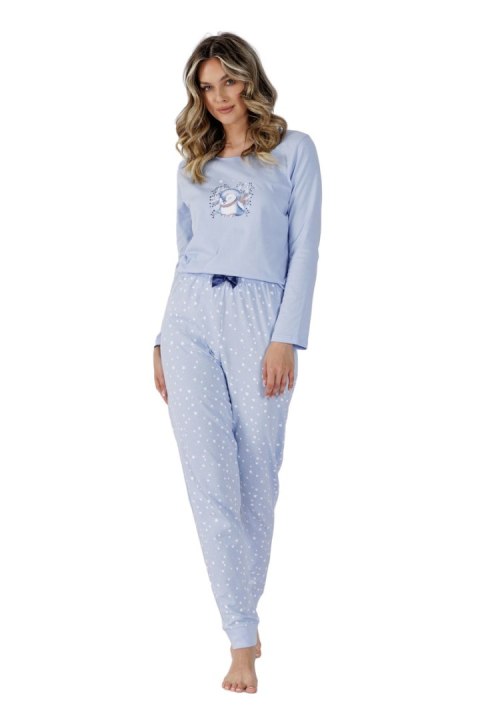 LEVEZA PIŻAMA DAMSKA LEONA 1507 - NIEBIESKI, 2XL LEVEZA PIŻAMA DAMSKA LEONA 1507 - NIEBIESKI, 2XL