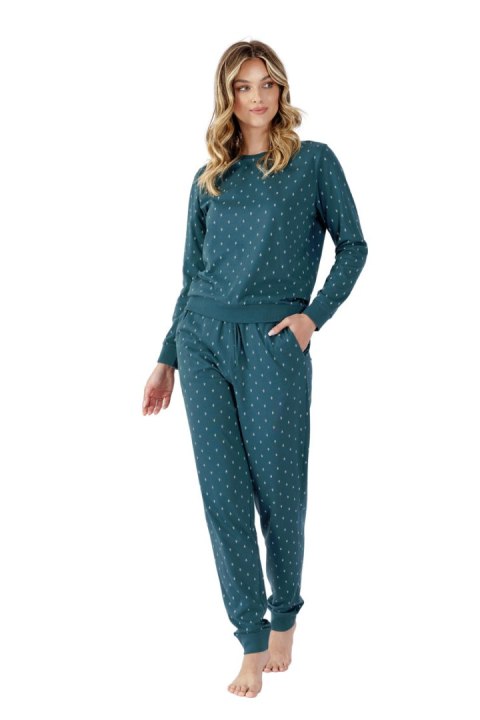 LEVEZA PIŻAMA DAMSKA NIKOL 1479 - ZIELONY, 2XL