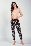 TARO Piżama damska Katie 3234 S-XL - BEŻ, M