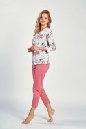 TARO Piżama damska Louisa 3247 S-XL - BIAŁY, M