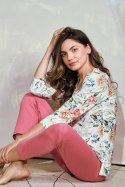 TARO Piżama damska Louisa 3247 S-XL - BIAŁY, M