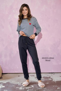 TARO Piżama damska Trudy 3219 S-XL - GRANATOWY, M