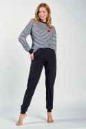 TARO Piżama damska Trudy 3219 S-XL - GRANATOWY, S