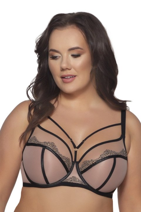 AVA BIUSTONOSZ AV 2092 LEOPARD - BEŻOWY, 95C