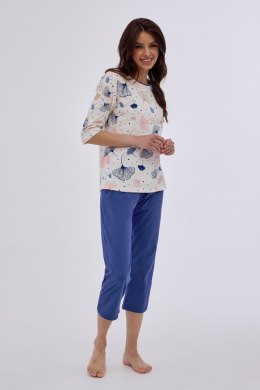 Cornette Piżama Damska 147/390 Selena BIG - ECRU, 3XL