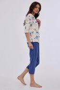 Cornette Piżama Damska 147/390 Selena BIG - ECRU, 5XL