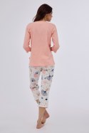 Cornette Piżama Damska Dr 389/389 Nina BIG - RÓŻ, 3XL