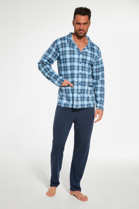 CORNETTE PIŻAMA MĘSKA DR 114 BIG J/24 - GRANAT, 3XL, 114/73