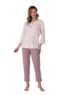 LEVEZA PIŻAMA DAMSKA TIMEA 1499 - PUDROWY RÓŻ, 2XL