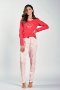 TARO Piżama damska Amalia 3235 S-XL - MALINA, S