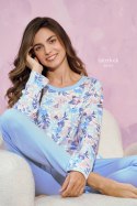 TARO Piżama damska Ginny 3237 S-XL - NIEBIESKI, S