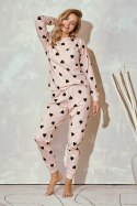 TARO Piżama damska Hannah 3206 S-XL - RÓŻOWY, S