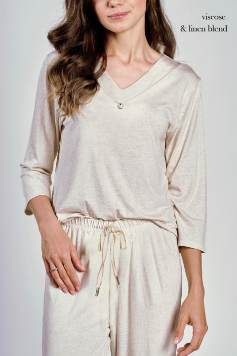 TARO Piżama damska Haria 3245 S-XL - BEŻ, S TARO Piżama damska Haria 3245 S-XL - BEŻ, S