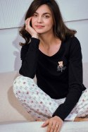 TARO Piżama damska Polly 3231 S-XL - MORELA, S, 2
