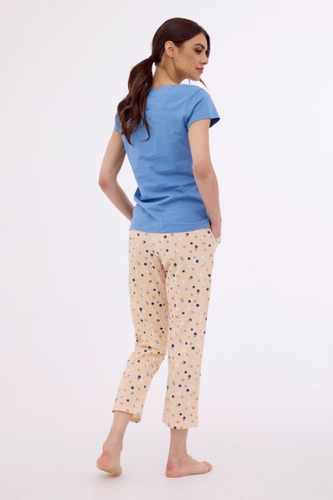 Cornette Piżama Damska KR 847/402 Missy - Niebieski, XXL