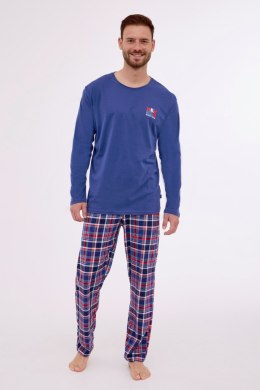 CORNETTE PIŻAMA MĘSKA DR 124/271 NEVER 2 - JEANS, XXL