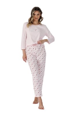 LEVEZA PIŻAMA DAMSKA ENEA 1495 - JASNY RÓZ, 2XL