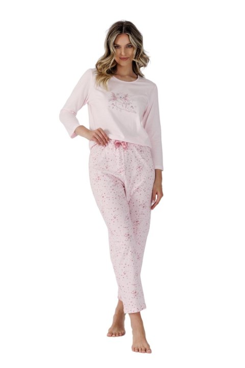 LEVEZA PIŻAMA DAMSKA TIMI 1498 - PUDROWY RÓŻ, 2XL LEVEZA PIŻAMA DAMSKA TIMI 1498 - PUDROWY RÓŻ, 2XL