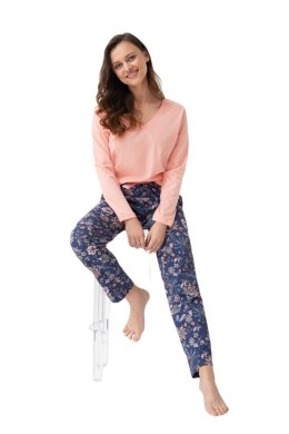 LUNA PIZAMA DAMSKA 614 3XL J/24 - MORELOWA, XXXL, 8