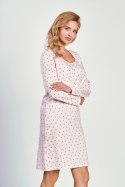 TARO Koszula nocna do karmienia 3216 S-XL - RÓŻOWY, M