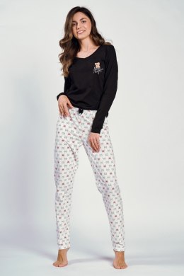 TARO Piżama damska Polly 3231 S-XL - CZARNY, M, 1