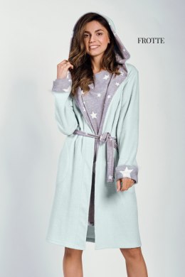 TARO Szlafrok damski Brigitte 3211 S-XL - BŁEKIT, M
