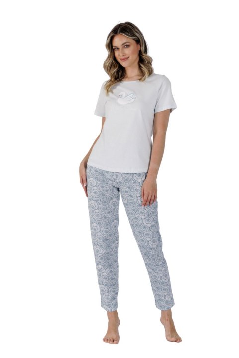 LEVEZA PIŻAMA DAMSKA ZAJRA 1527 - MORSKI, XL LEVEZA PIŻAMA DAMSKA ZAJRA 1527 - MORSKI, XL