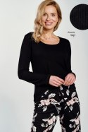 TARO Piżama damska Charlotte 3232 S-XL - CZARNY, XL