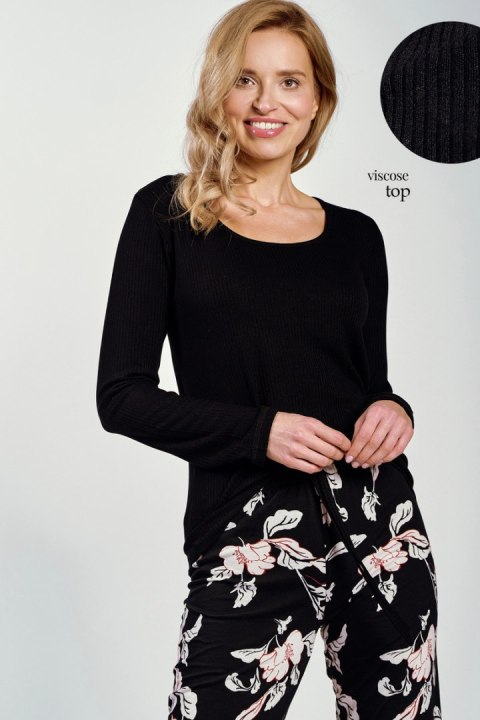 TARO Piżama damska Charlotte 3232 S-XL - CZARNY, M TARO Piżama damska Charlotte 3232 S-XL - CZARNY, M