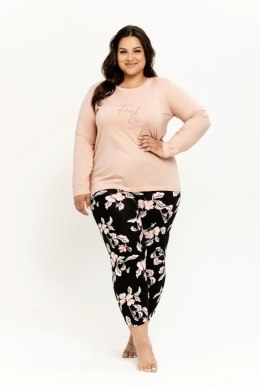 TARO Piżama damska Katie 3255 2XL-3XL - BEŻ, 2XL