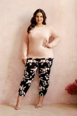 TARO Piżama damska Katie 3255 2XL-3XL - BEŻ, 3XL