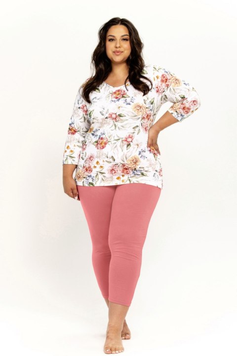 TARO Piżama damska Louisa 3262 2XL-3XL - BIAŁY, 2XL TARO Piżama damska Louisa 3262 2XL-3XL - BIAŁY, 2XL