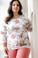 TARO Piżama damska Louisa 3262 2XL-3XL - BIAŁY, 3XL