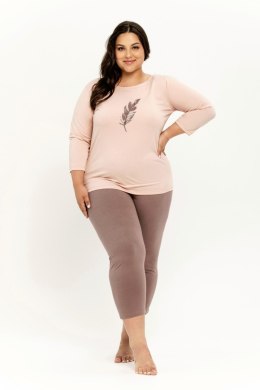 TARO Piżama damska Jane 3289 2XL-3XL - MORELA, 2XL