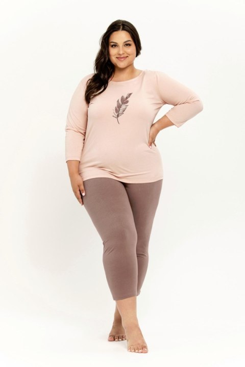 TARO Piżama damska Jane 3289 2XL-3XL - MORELA, 2XL TARO Piżama damska Jane 3289 2XL-3XL - MORELA, 2XL
