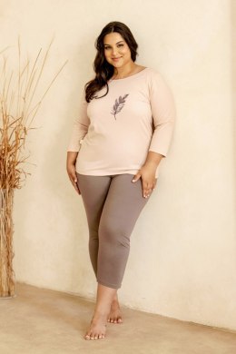 TARO Piżama damska Jane 3289 2XL-3XL - MORELA, 2XL