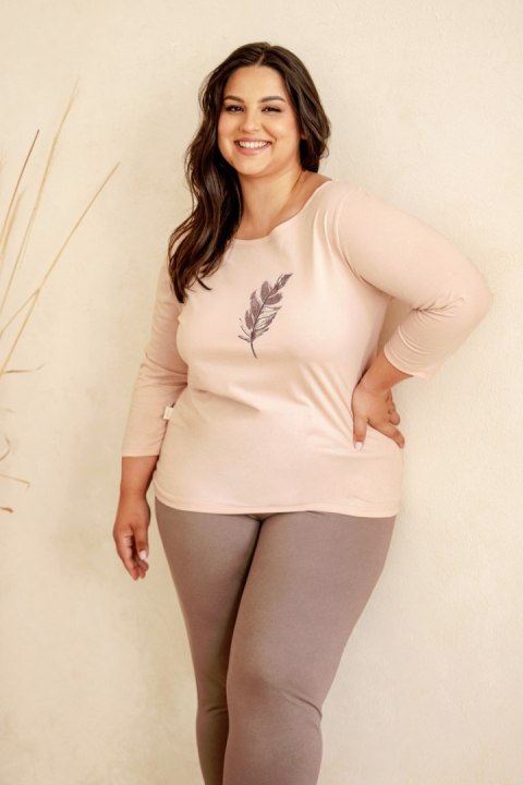 TARO Piżama damska Jane 3289 2XL-3XL - MORELA, 2XL TARO Piżama damska Jane 3289 2XL-3XL - MORELA, 2XL