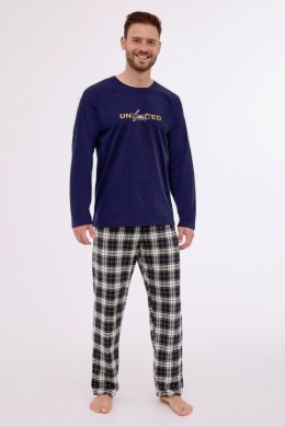 CORNETTE PIŻAMA MĘSKA DR 124/269 UNLIMITED - GRANAT, XXL